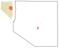 White Pine County Nevada Incorporated and Unincorporated areas Ely Highlighted.svg
