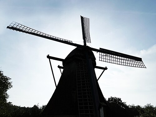 Windmill 'Hilter Mühle', North Rhine-Westphalia, Germany