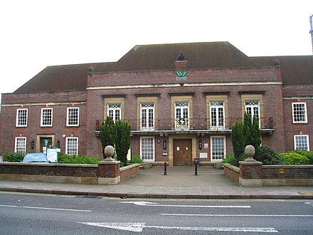 Municipal Offices, Queen Victoria Road, opened 1932.