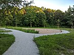 Park u podnóża Wzgórza Gajowego, plac siłowni terenowej (stan na lipiec 2017 r.)