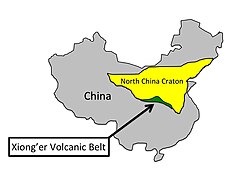 Xiong'er vulkanbelte Location.jpg