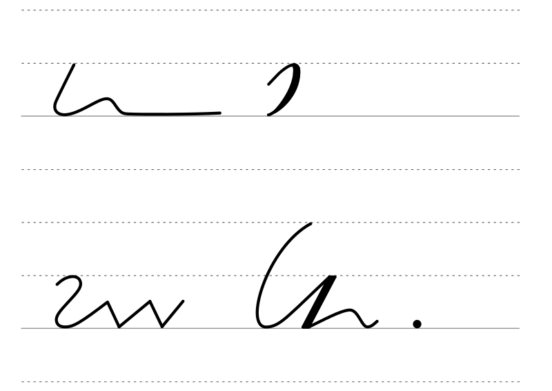 File:Z DEK Deutsche Einheitskurzschrift - Verkehrsschrift - Benno hat mehrere Paten.svg