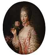 Portrait de Joséphine de Savoie, comtesse de Provence - François-Hubert Drouais - Musée des Beaux-Arts d'Agen