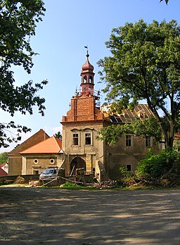 Škvorec, Old Castle Restoration 2.jpg