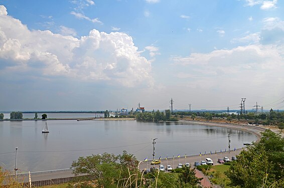 Kyiv Hydroelectric Power Plant in Vyshgorod, Ukraine