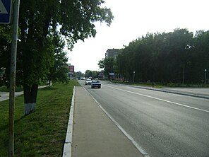 Вулиця біля парку «Перемога»