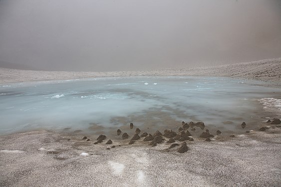 287. Ледниковое озеро в кратере вулкана Мутновский Автор — Aysa t