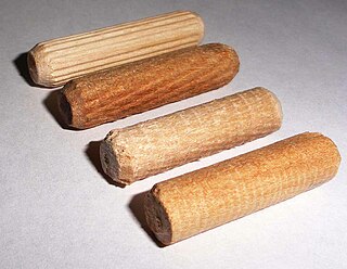 Dowel solid cylindrical rod used as structural reinforcement