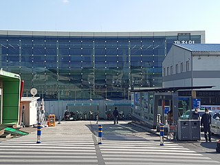 Jecheon station Railway station in the city of Jecheon, South Korea