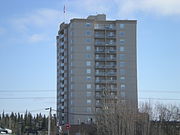 The second tallest building in Yellowknife