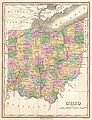 1827年版俄亥俄州地图，表记“Cleveland”。