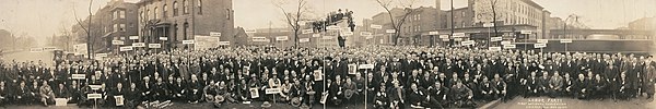 Delegates of First National Convention of the Labor Party, 1919, Chicago, Illinois