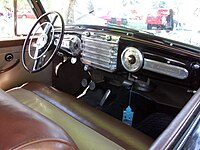 1948 Lincoln Continental Mark II V12 interior (5939596569).jpg