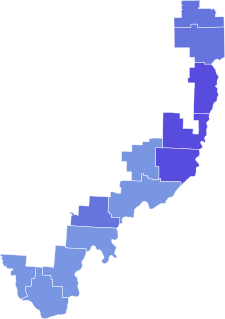2008 Ohio's 6th congressional district election results by county.svg