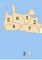 Municipalities of Chania regional unit. Platanias: 6