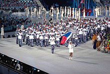 המשלכת הצ'כית בטקס הפתיחה של אולימפיאדת ונקובר