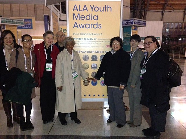 ALA Youth Media Awards in January 2014; Pura Belpré Committee with Henrietta M. Smith