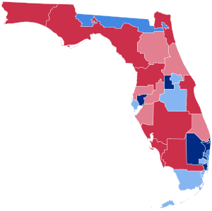 2018 US House of Representatives Elections in Florida by District.svg