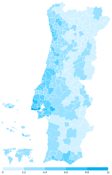 File:2022 Portuguese legislative election - Results by Municipality IL.svg