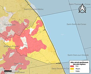 Saint-Yzans-De-Médoc: Géographie, Urbanisme, Toponymie