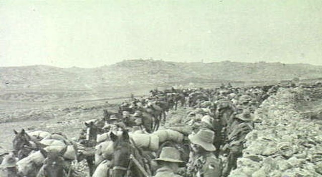 3rd Light Horse Regiment in front of Bethlehem