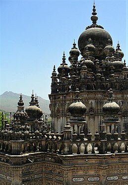 Big and small domes of Mahabat Maqabara at Junagadh