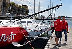 60 pieds IMOCA Initiatives Coeur à Lorient et Samantha Davies