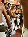 A professional drummer at one of Kerala’s traditional temple festivals