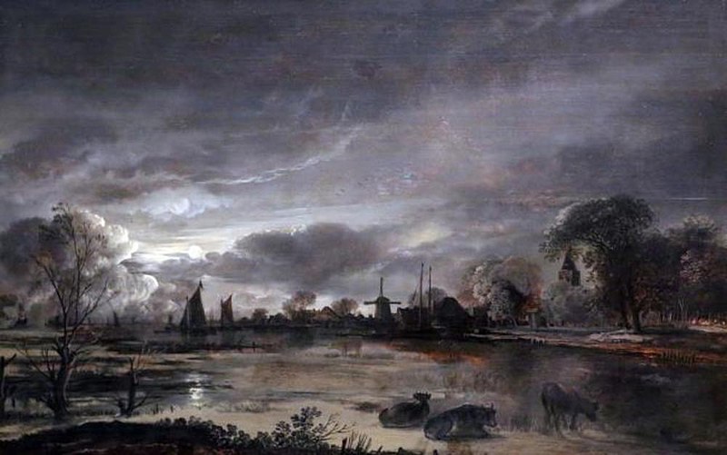 File:Aert van der Neer - Landschap in het maanlicht - 97-1856 - Kunsthalle Bremen.jpg