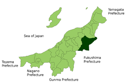 Higashikanbara - Carte