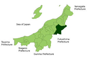 Higashikambara op de kaart