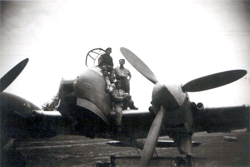 File:Airplane, Royal Hungarian Air Force, Messerschmitt-brand Fortepan 101566.jpg