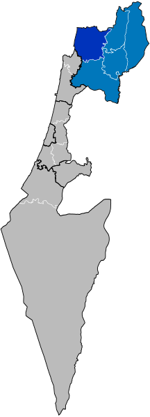 File:Akko subdistrict in Israel.svg
