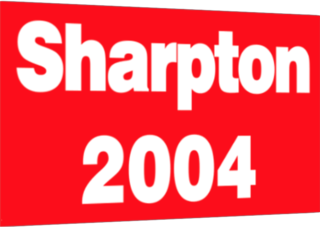 <span class="mw-page-title-main">Al Sharpton 2004 presidential campaign</span> American political campaign