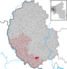 Läget för Alsdorf i Eifelkreis Bitburg-Prüm