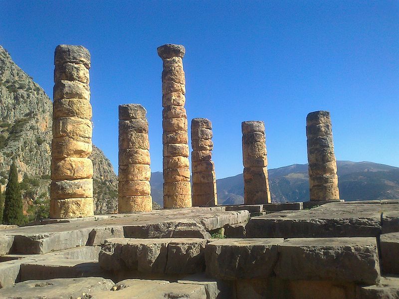 File:Ancient Delphi - Temple of Apollo (15491188648).jpg