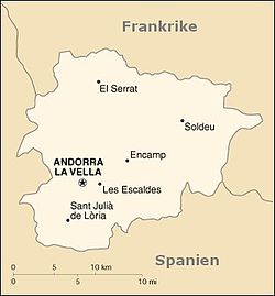 andorra karta Andorra – Wikipedia