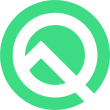 Android Q logo for Developer preview and Beta release Android Q Logo.svg