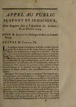 Thumbnail for File:Appel au public sçavant et judicieux, d'un rapport fait a l'Académie des sciences, le 20 février 1754 (IA b31972470).pdf