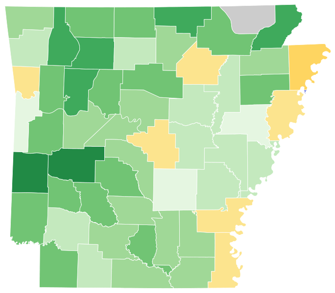 File:Arkansas Presidential Election Results 1860.svg