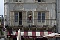 * Nomination: Unusual statue on the balcony of Hôtel de France, Aubeterre, Charente, France. --JLPC 19:05, 12 November 2012 (UTC) * * Review needed