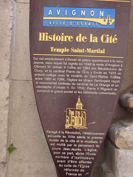 File:Avignon histoire Temple Saint-Martial.jpg