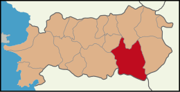 District de Bozdoğan - Carte