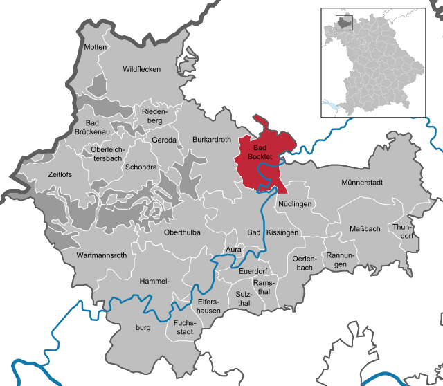 Bad Bocklet - Localizazion