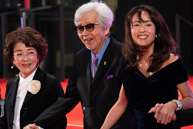 File:Baisho Chieko, Yamada Yoji & Goto Kumiko from "Tora-san, Wish You Were Here" at Opening Ceremony of the Tokyo International Film Festival 2019 (49014200767).jpg