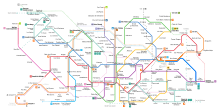 Map of the Barcelona Metro network Barcelona Metro Map.svg