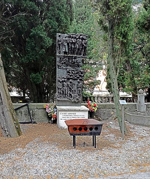 File:Bassorilievo ai militari caduti nei lager nazisti (Cimitero di Staglieno).jpg