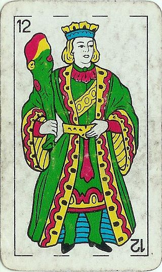 <span class="mw-page-title-main">King of Wands</span> Tarot card of the Minor Arcana