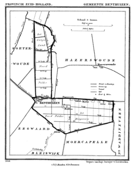 Kaart van Benthorn