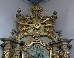 Couronnement autel "Nativité"